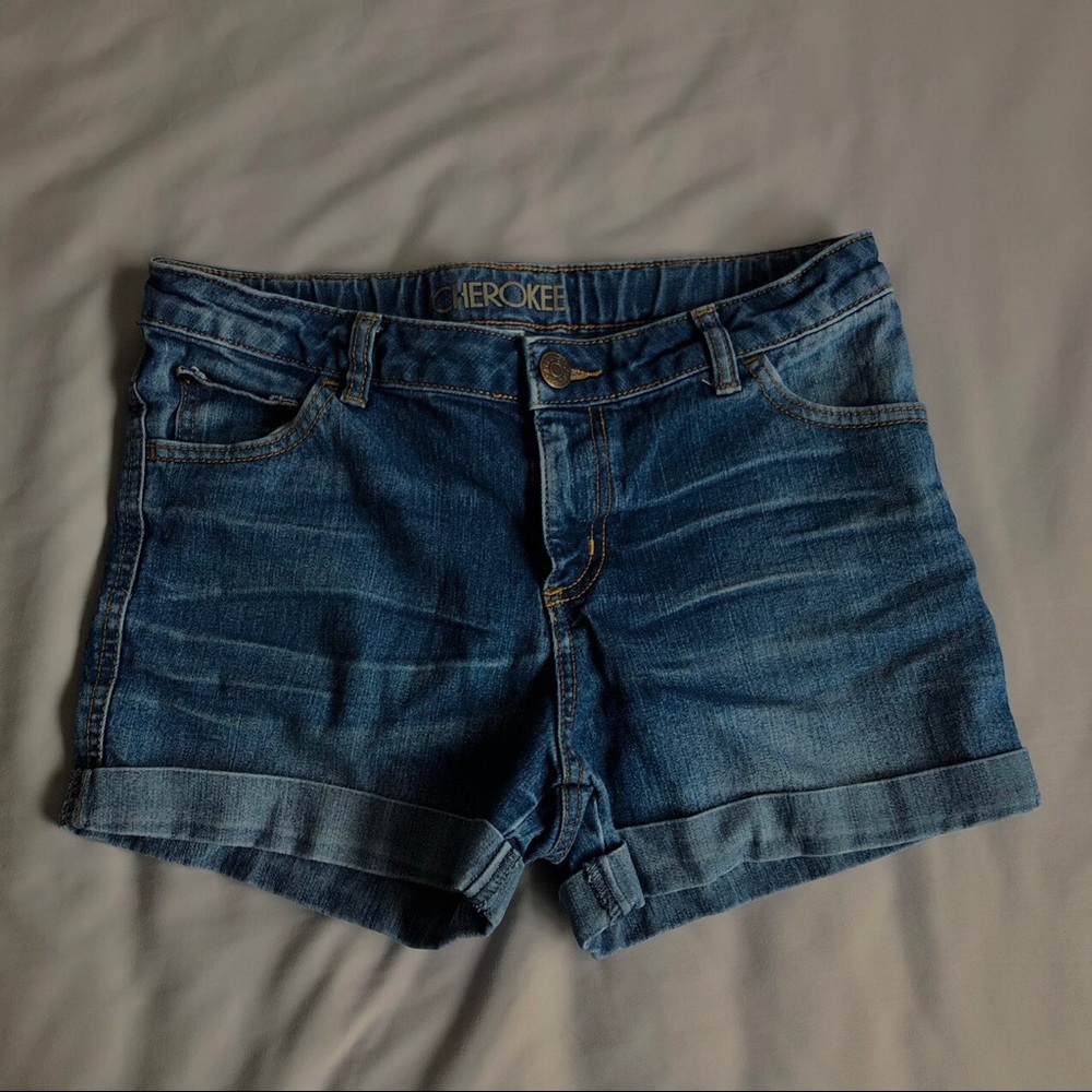 Blue Denim Shorts